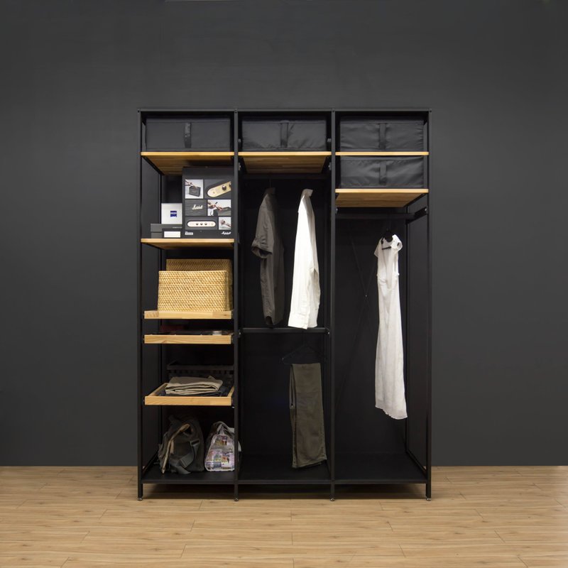 Creesor - Shido 60 工业风组合柜 衣柜 - 衣柜/鞋柜 - 其他金属 黑色