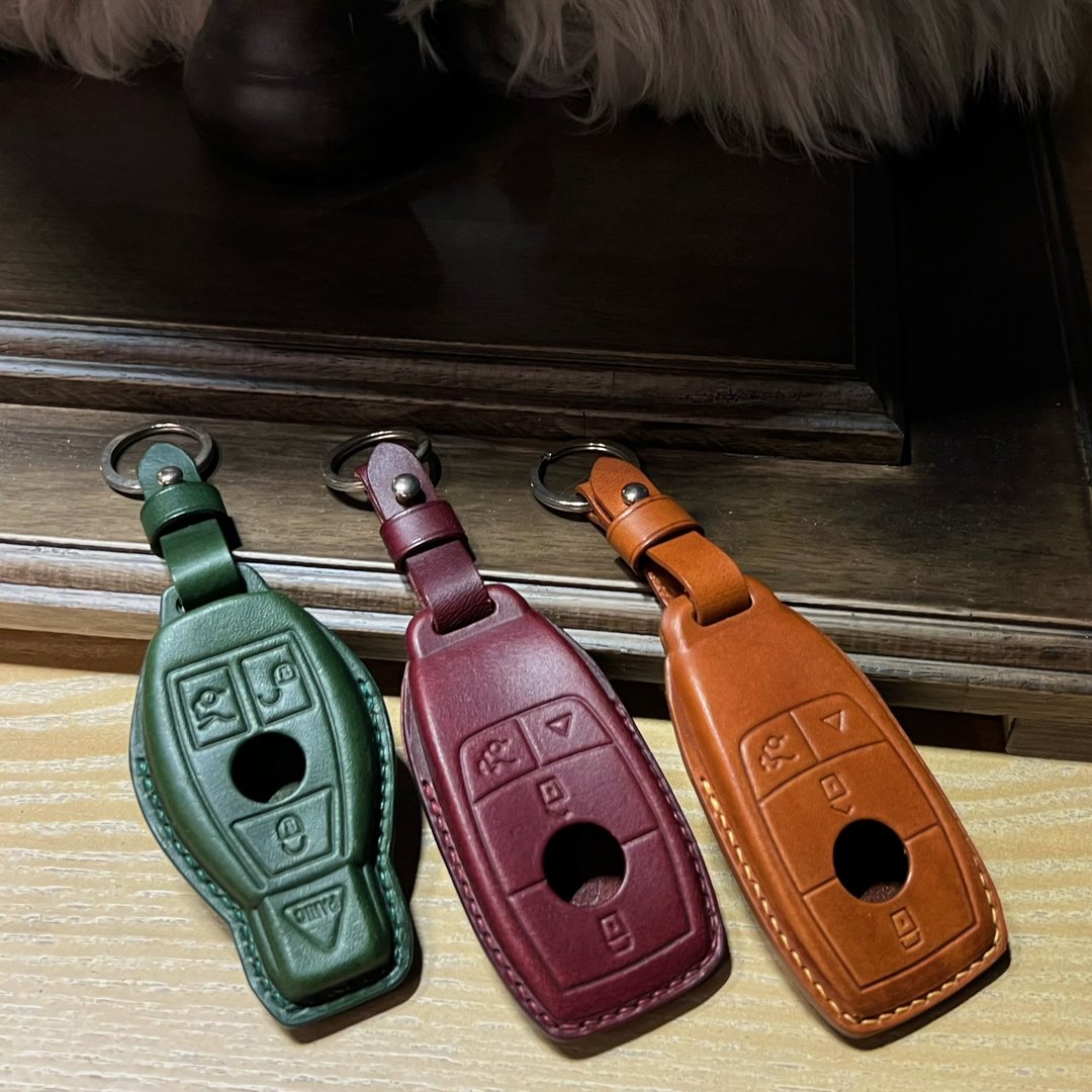 真皮汽车钥匙套-各品牌汽车钥匙套都可私讯订制 需先选颜色 - 钥匙链/钥匙包 - 真皮 