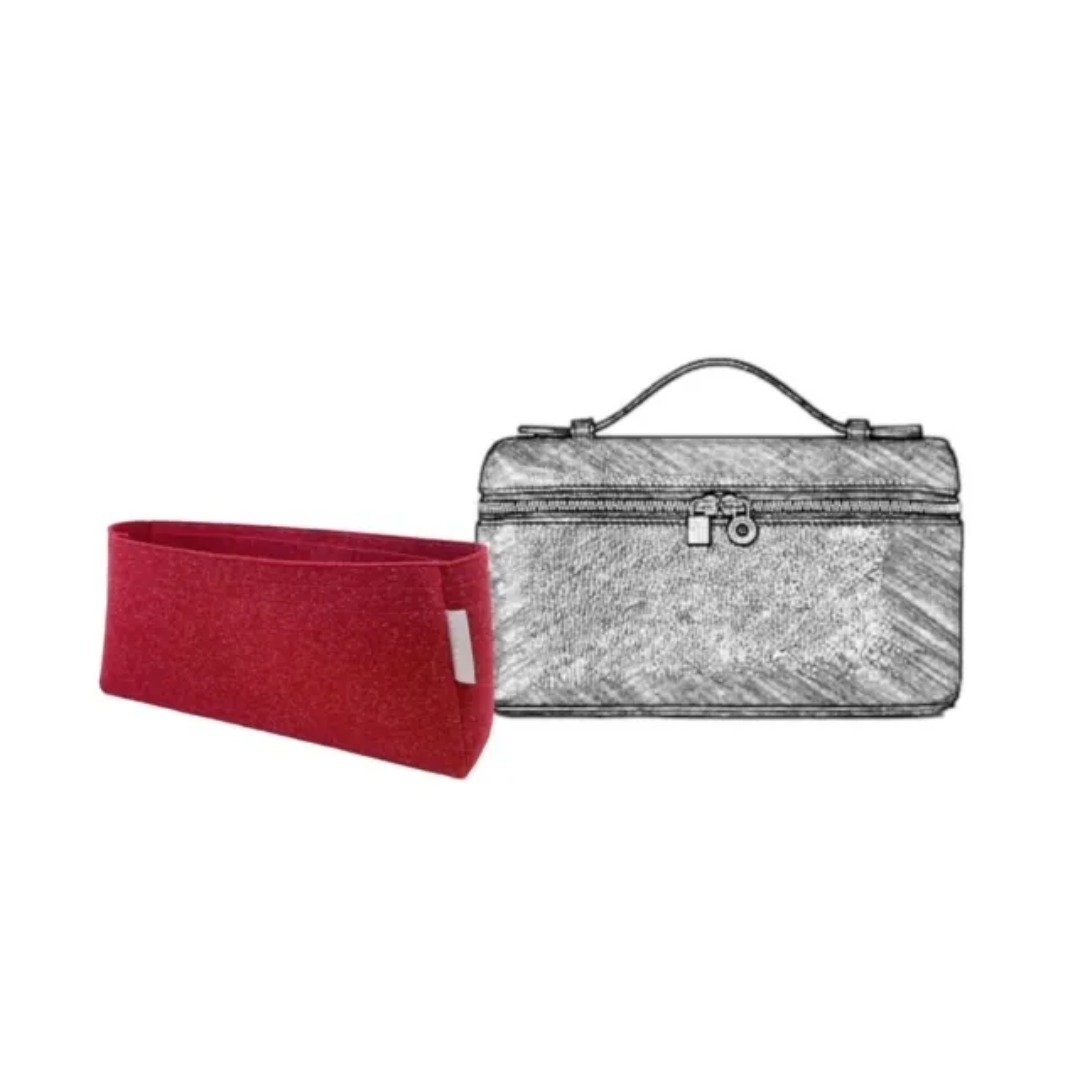 【香港制造|韩国绒布】Loro Piana Extra Pocket Bag Pouch 19cm - 化妆包/杂物包 - 其他材质 多色