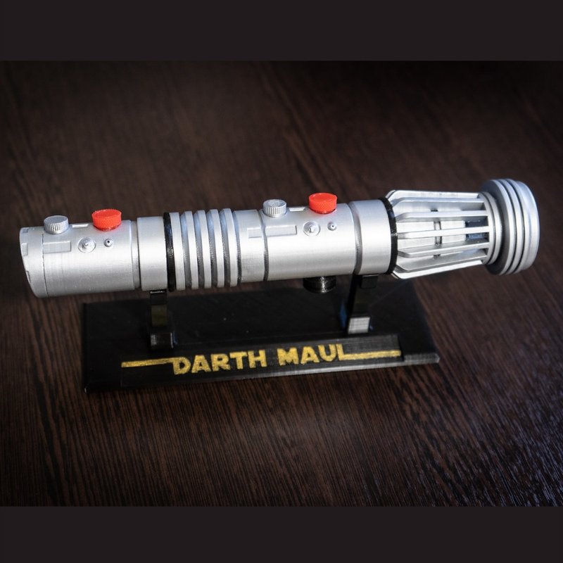 Darth Maul Singlebladed Lightsaber | Star Wars Prop | Darth Maul Cosplay - 摆饰 - 塑料 银色