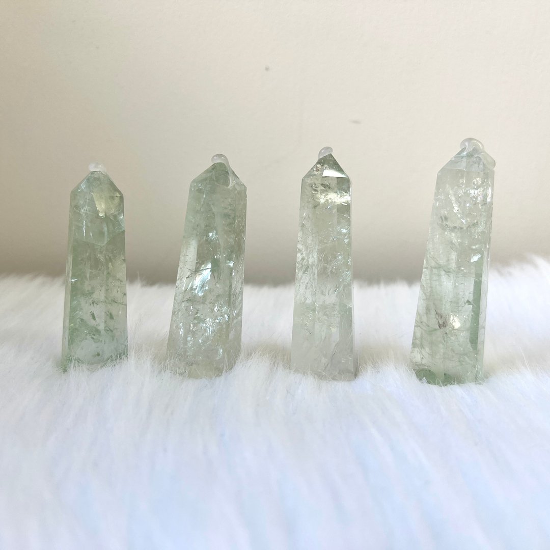 绿水晶柱 | 水晶 | 水晶柱 | 水晶摆件 - 摆饰 - 水晶 绿色
