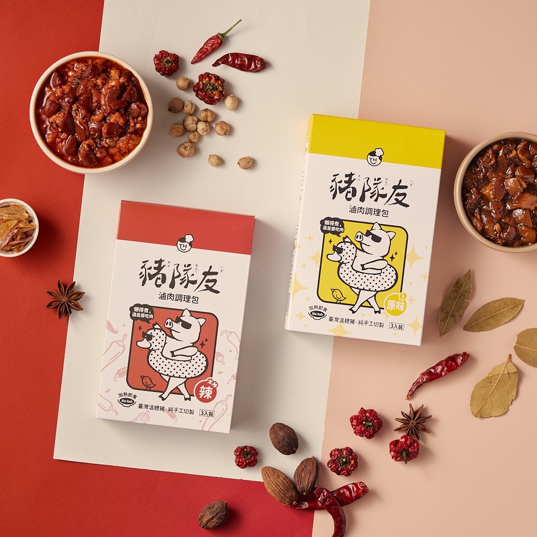 i神来辣 │猪队友卤肉调理包│共6盒 - 料理包 - 其他材质 红色