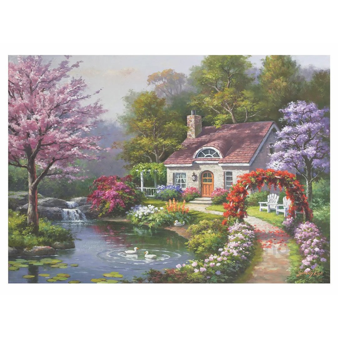 花开满屋_拼图_1500片 - 拼图 - 纸 