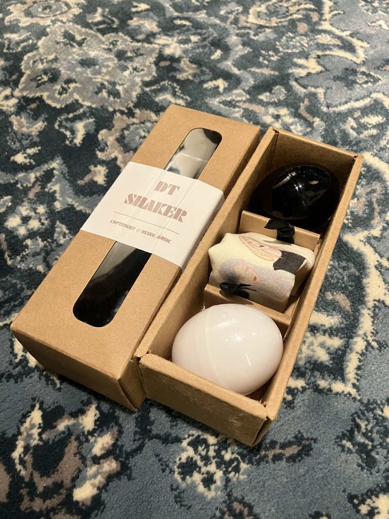 节奏蛋沙 DT SHAKER 附赠精美收纳袋 街头艺人 音乐人必备乐器 - 吉他/乐器 - 塑料 白色