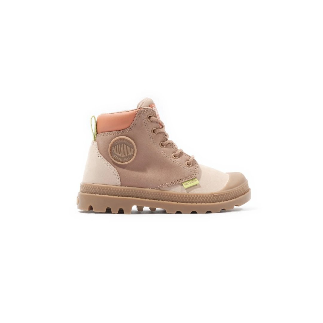 【儿童时尚】PALLADIUM PAMPA HI CUFFF WP OZ拉链防水童鞋57216 - 女款休闲鞋 - 其他材质 多色