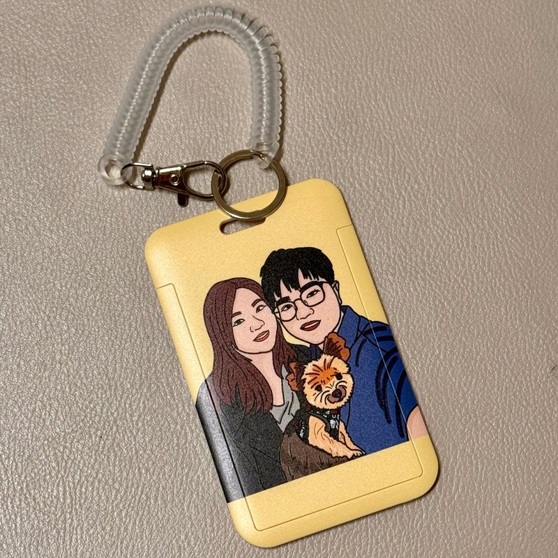 【定制证件套】简约风直式卡套/上班族学生必备/放一张卡片 - 证件套/卡套 - 塑料 白色