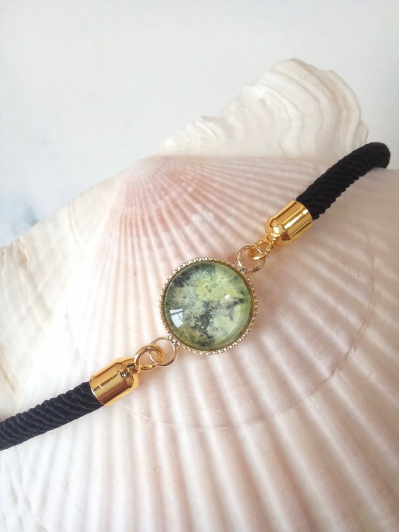 酒精墨水米兰绳手链-黑色宇宙 - 手链/手环 - 其他材质 黑色