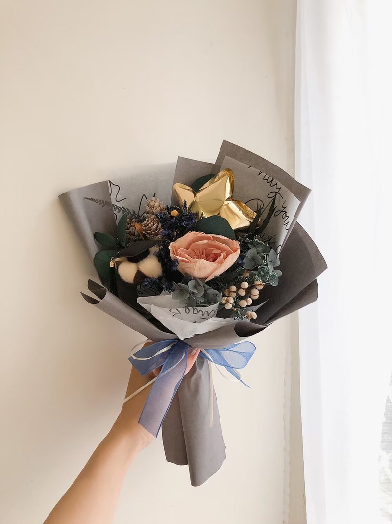永生花 干燥花 求婚花束 告白 交换礼物 气球花束 纪念日礼物 - 干燥花/捧花 - 植物．花 多色