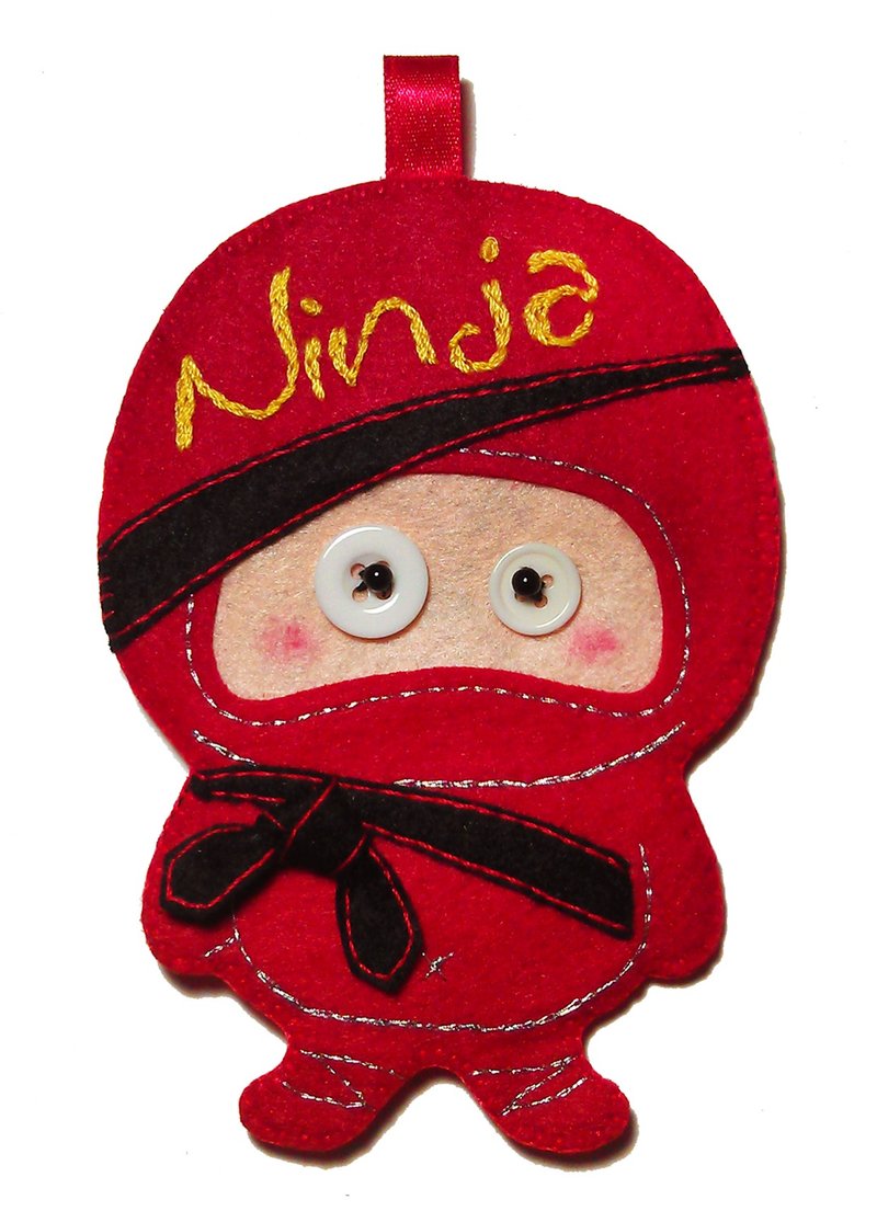 忍者卡套-红色 - 证件套/卡套 - 其他人造纤维 红色