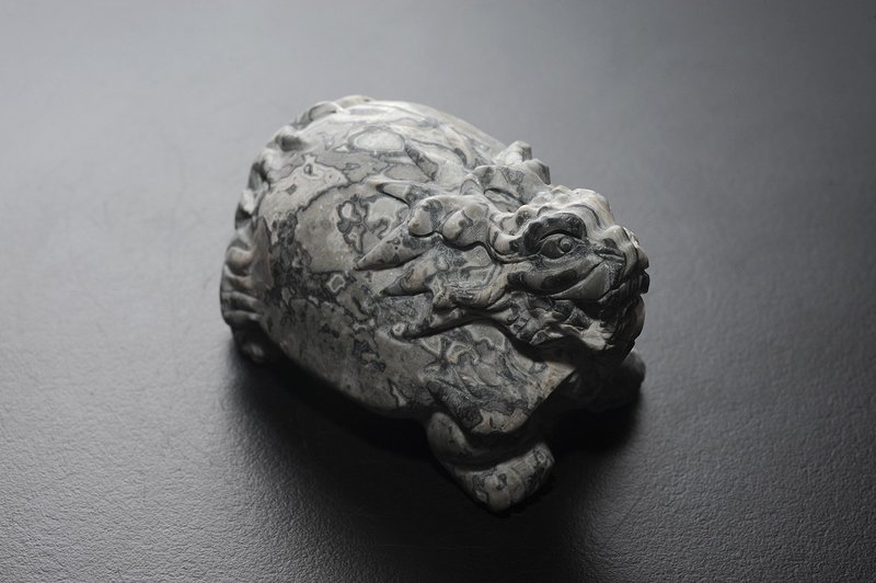 泰国龙宫黑灵骨舍利龙龟 矿石/水晶/灵修/开运/招财/破煞/防小人 - 摆饰 - 半宝石 