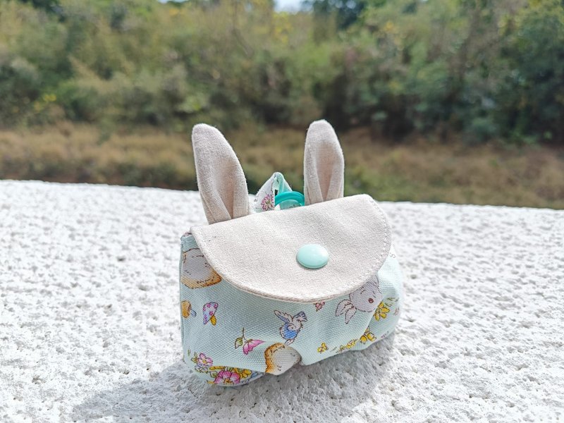 兔耳朵零钱包 - 零钱包 - 棉．麻 