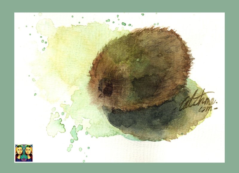 奇异果_手绘原作(仅此一件) - 海报/装饰画/版画 - 纸 