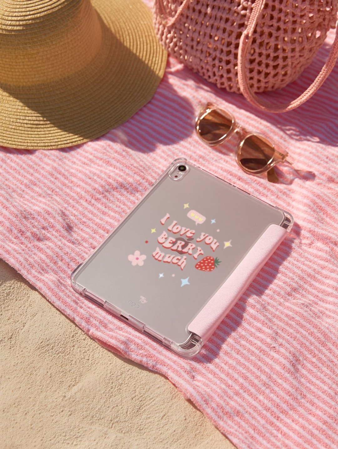 【I love you Berry much!】透明磨砂书本式iPad 保护套 - 其他 - 硅胶 