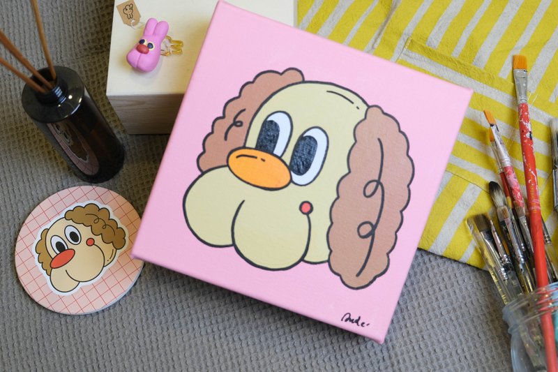 十二生肖系列—狗吉 - 海报/装饰画/版画 - 压克力 粉红色