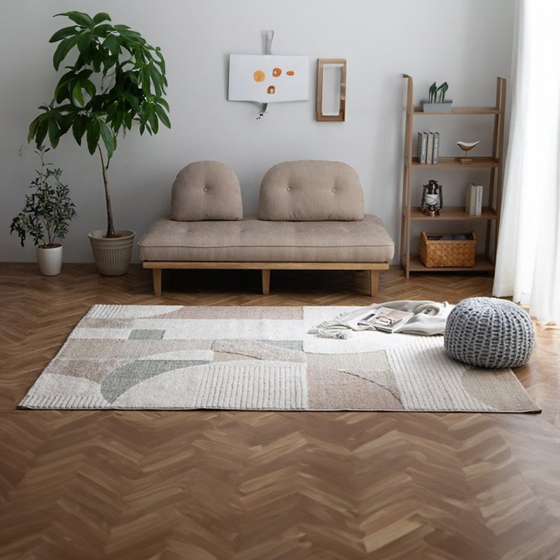 土耳其编织地毯Merma 几何图案层次丰富 威尔顿工艺展现精致 - 地垫/地毯 - 其他人造纤维 