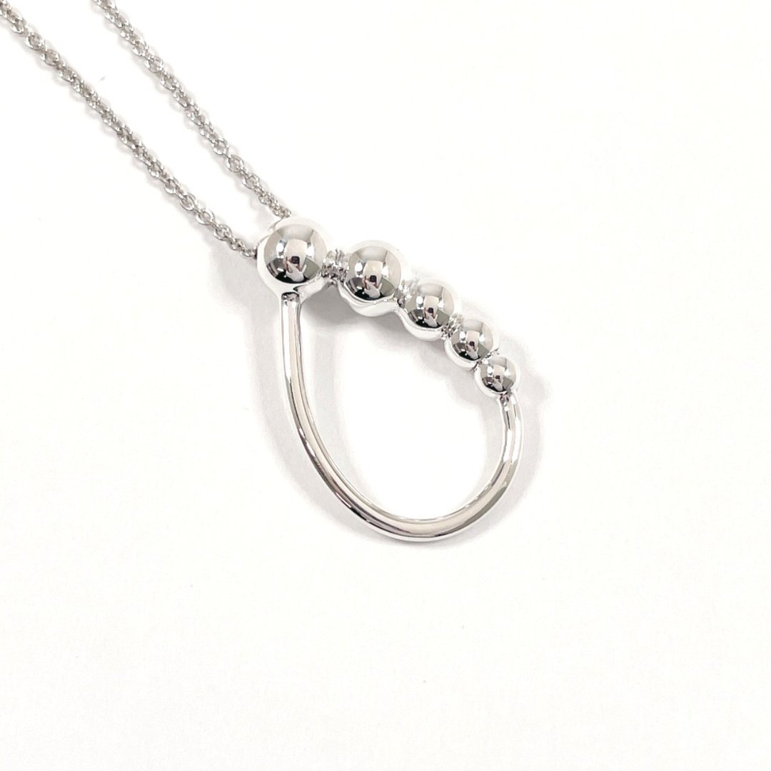 [日本直销，二手，状况良好] Georg Jensen 项链，925银，全新精加工，配件，珠宝，女士 - 项链 - 纯银 银色