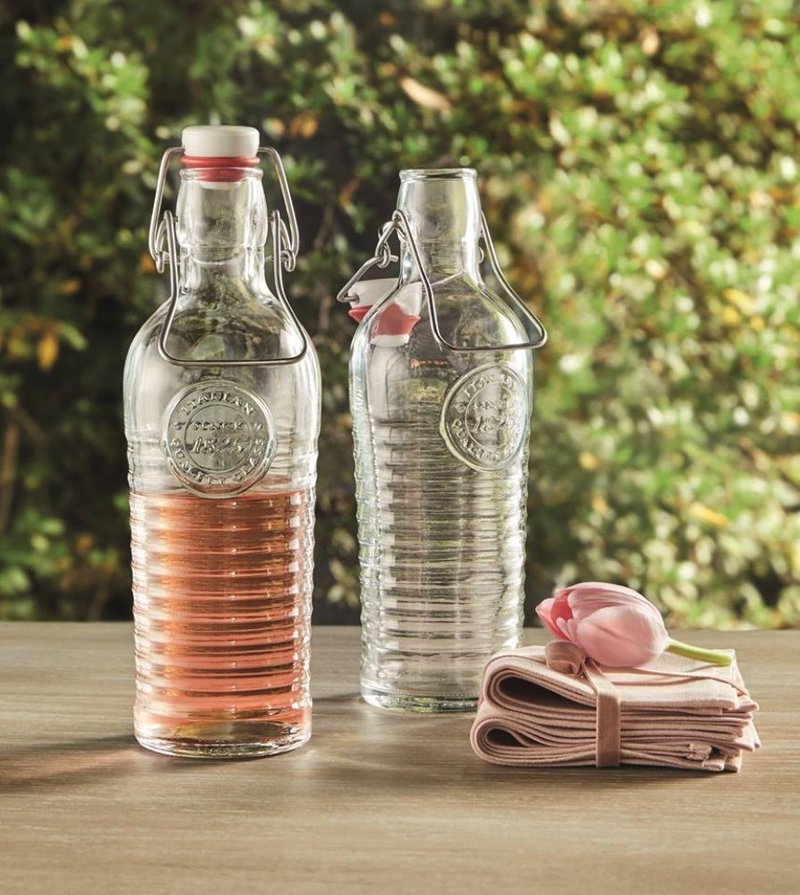 意大利Bormioli Rocco Officina 1825 水瓶 水杯 各两款 - 玻璃杯 - 玻璃 白色