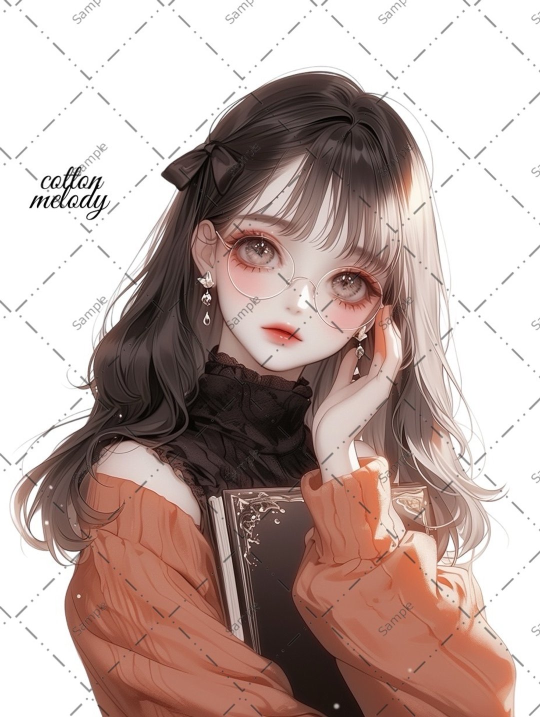 原创贴纸 No.784 人物贴纸 原创贴纸 女孩贴纸 原创人物贴纸 - 贴纸 - 纸 