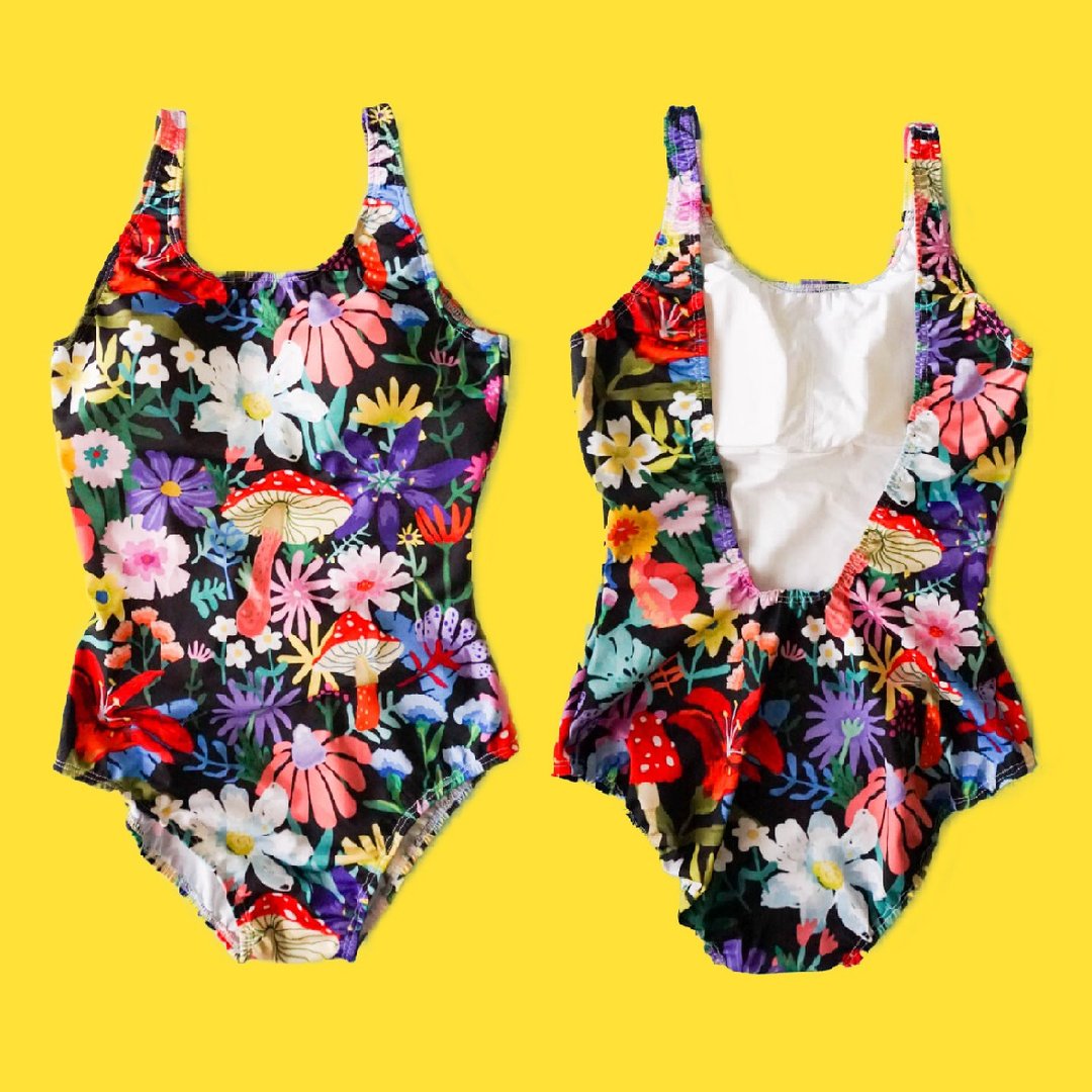 Flower one piece // swim wear - 其他 - 其他材质 多色