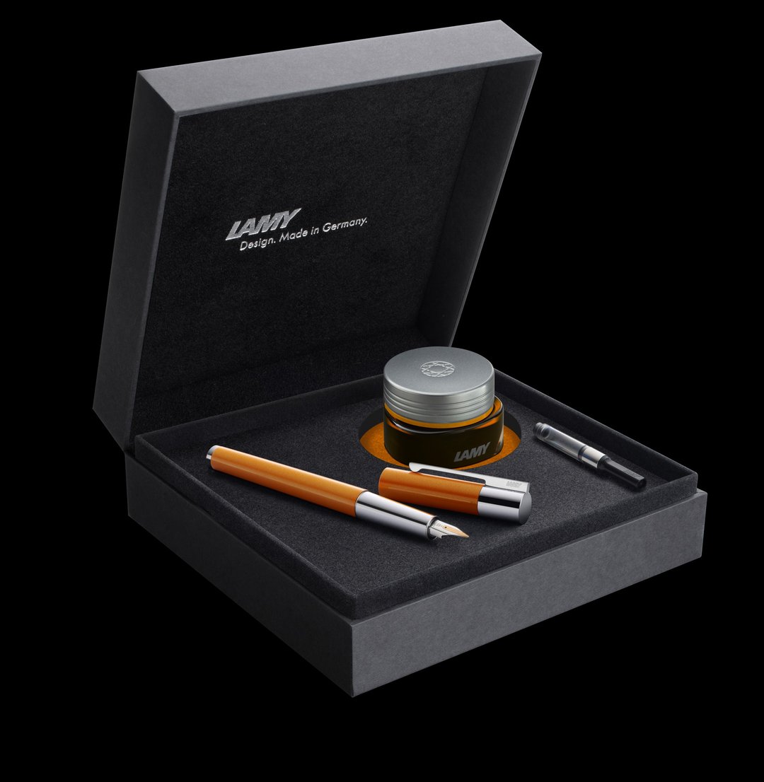 LAMY 全球限量 钢笔礼盒 / scala 精粹系列 - 无限橙光色 - 钢笔 - 其他金属 橘色