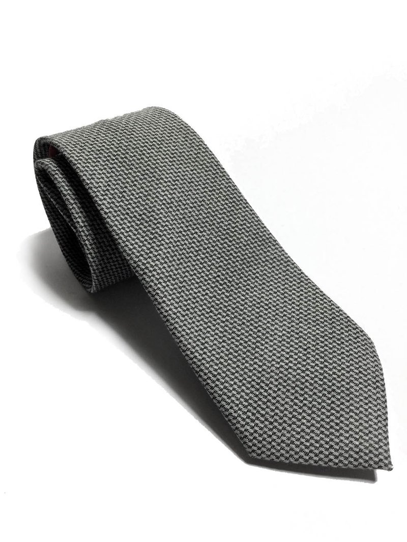 针织 老布 西装料  领带 / Neckties - 领带/领带夹 - 羊毛 灰色