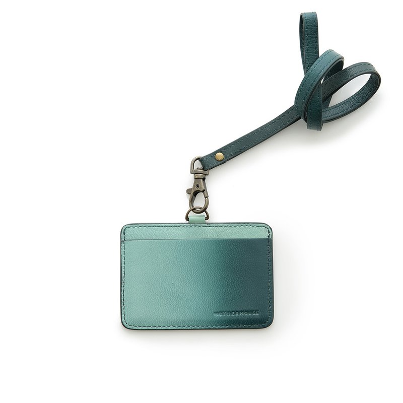 Irodori 季节色彩识别证套-夏木立 - 证件套/卡套 - 真皮 绿色