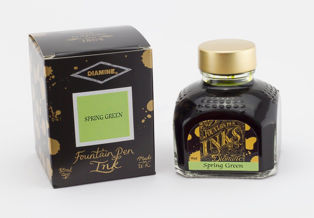 Diamine 春日绿钢笔墨水 - 墨水 - 玻璃 绿色