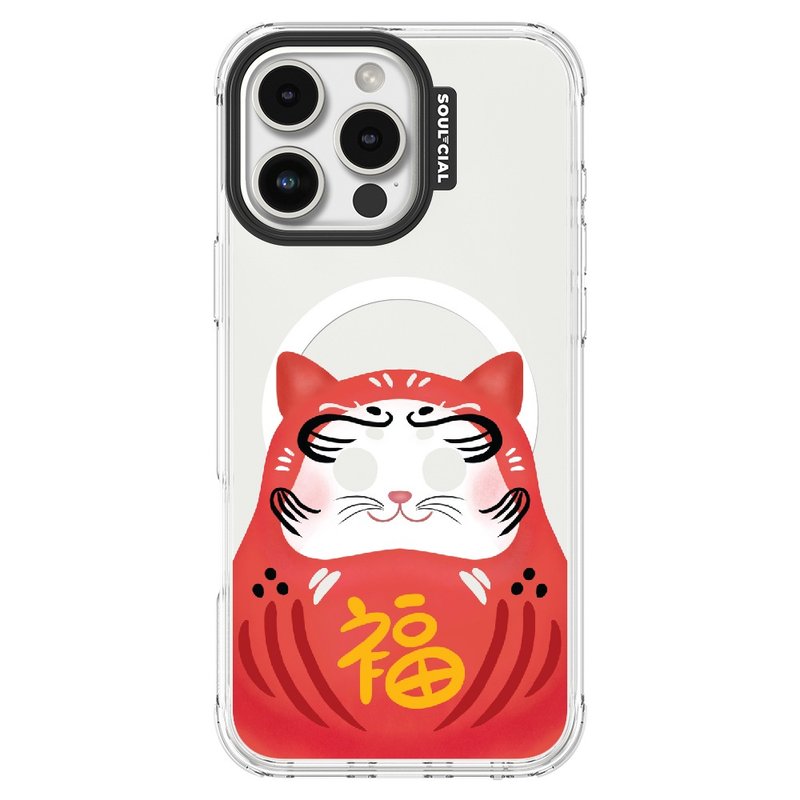 Daruma达摩－DRV Fuku Cat iPhone 手机壳 MagSafe 磁吸保护壳 - 手机壳/手机套 - 其他材质 