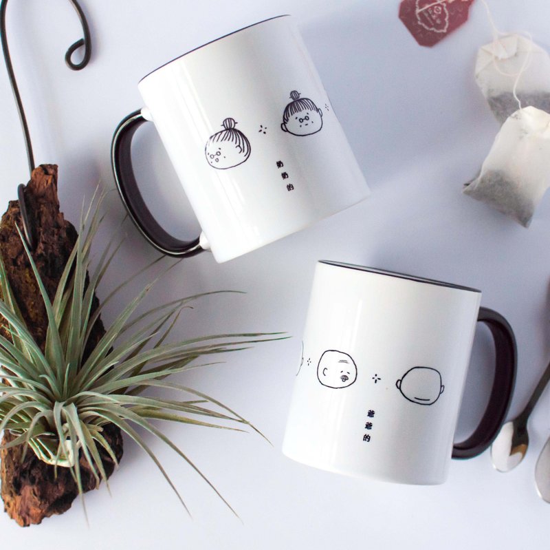 全家人的杯 - 咖啡杯/马克杯 - 陶 白色