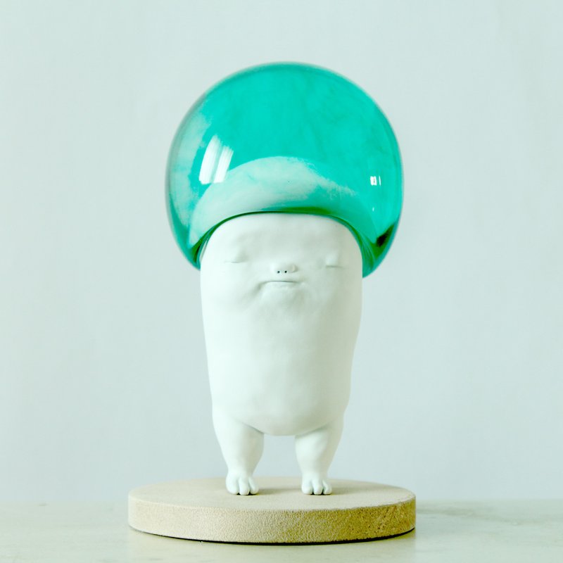 KONETA INSIDE HEAD c 摆饰 - 玩偶/公仔 - 塑料 白色