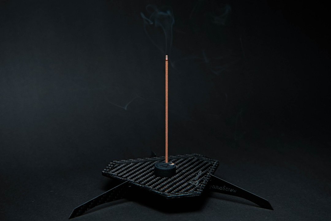 露营// Incense Plate - 露营用品 - 碳纤维 黑色