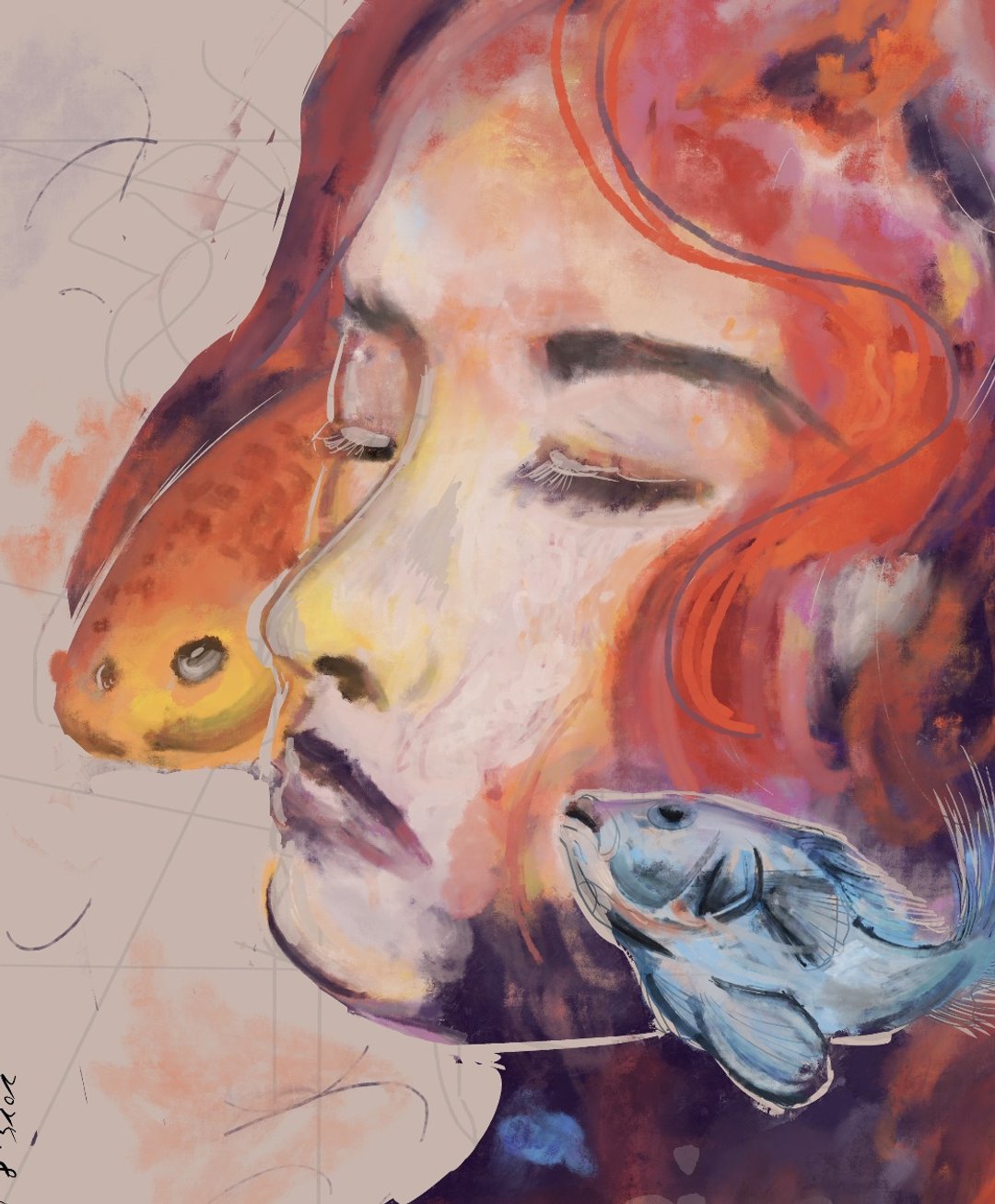 【她】原创插画 - 海报/装饰画/版画 - 纸 