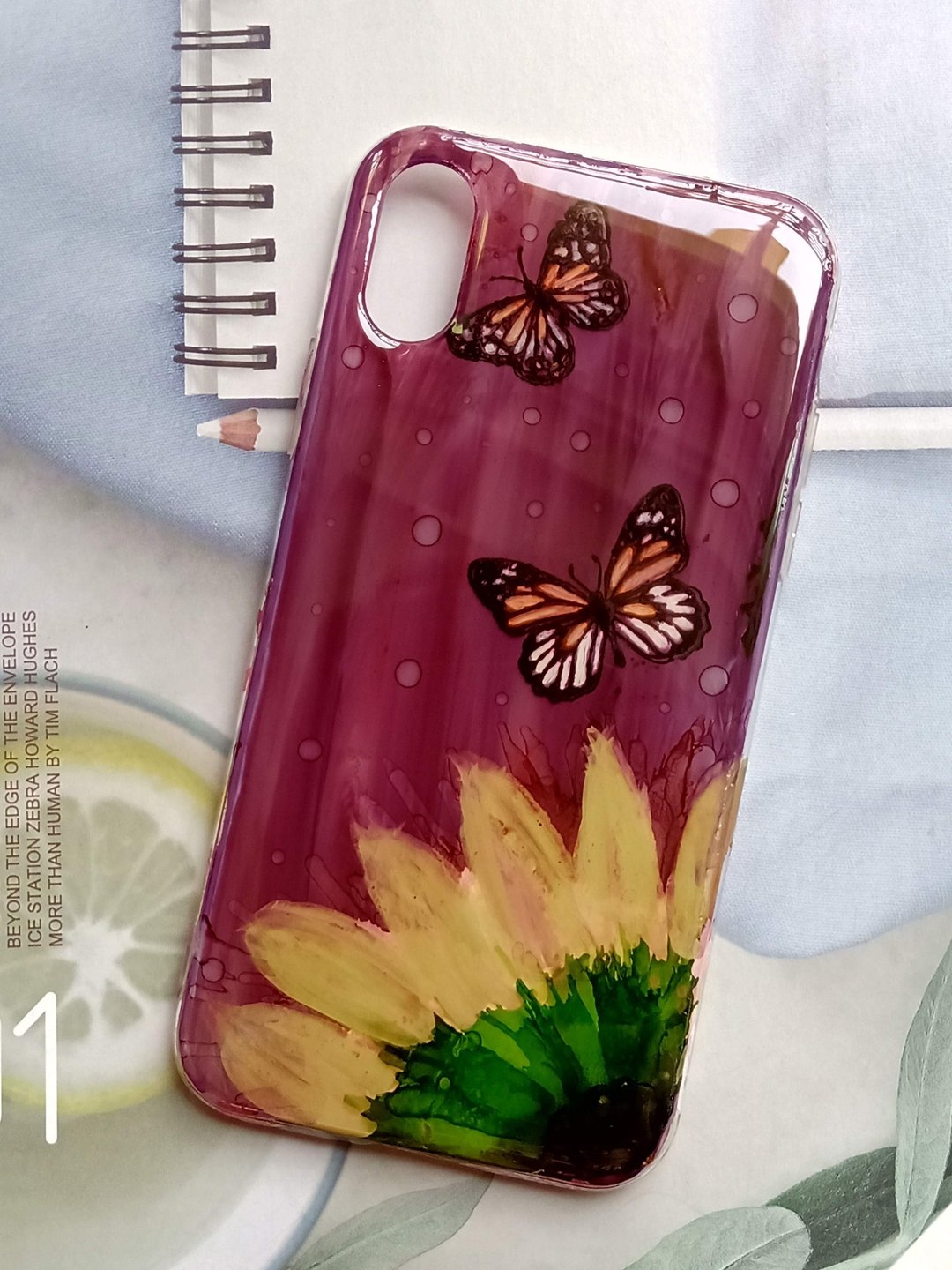 手绘手机保护壳, Apple iPhone X, iPhone XS - 手机壳/手机套 - 塑料 多色