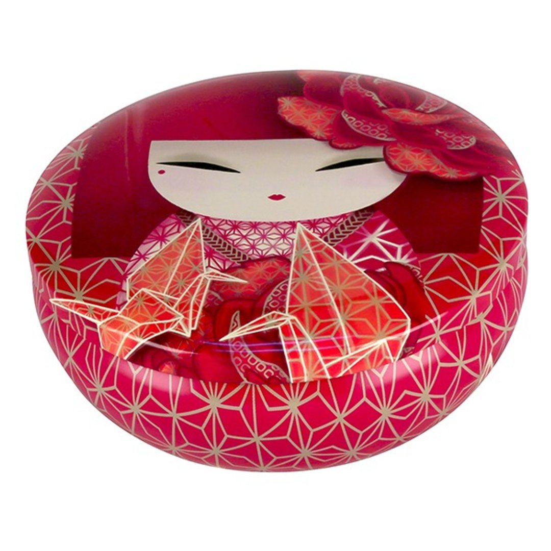 和福娃娃 KAZUNA/锡盒 - 收纳用品 - 其他金属 红色