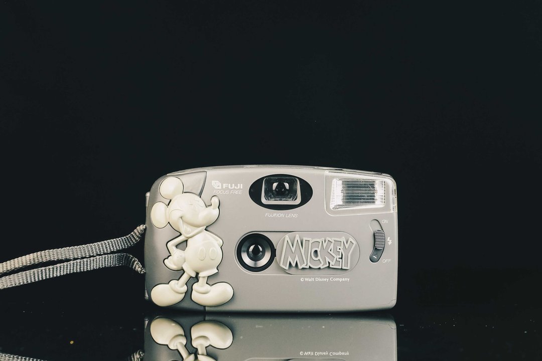 FUJI HI! MICKEY MOUSE #0794 #135底片相机 - 相机 - 其他金属 黑色