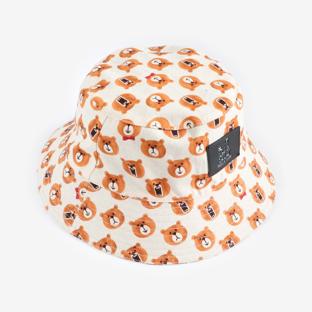 熊熊头渔夫帽 fisherman hat - 帽子 - 棉 多色