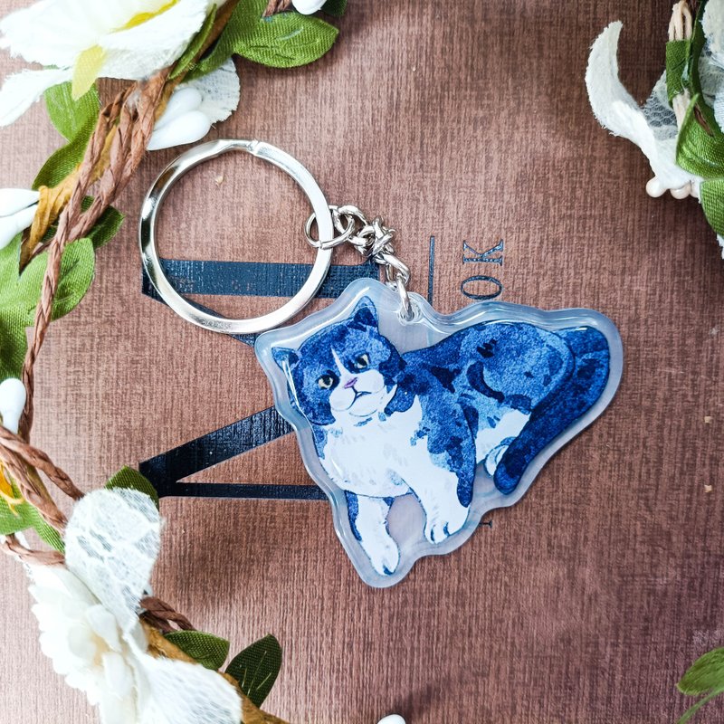 KR429_高冷賓士C / 晶透吊飾 - 钥匙链/钥匙包 - 塑料 多色