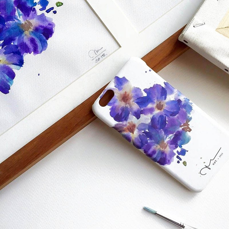 case flower collection - 平板/电脑保护壳 - 塑料 蓝色