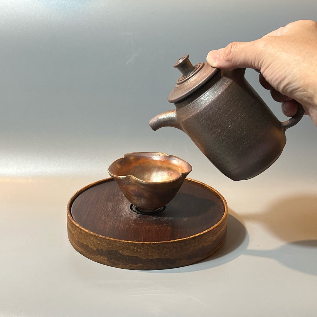 柴烧古朴直立茶壶 / 纯陶土茶壶 / 小平凡手作 - 茶具/茶杯 - 陶 