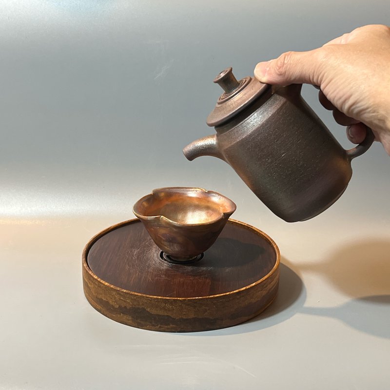 柴烧古朴直立茶壶 / 纯陶土茶壶 / 小平凡手作 - 茶具/茶杯 - 陶 