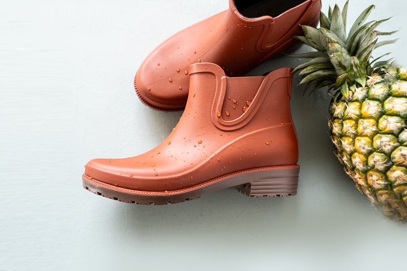 绝版品.大雨天应援 | 优惠.雨天必备.防水鞋垫.雨靴.朱红.MIT - 雨鞋/雨靴 - 塑料 红色