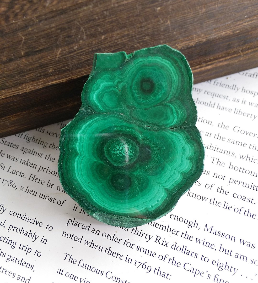 Malachite  刚果产地 孔雀石 打磨片 天然矿石 原矿 - 摆饰 - 其他材质 