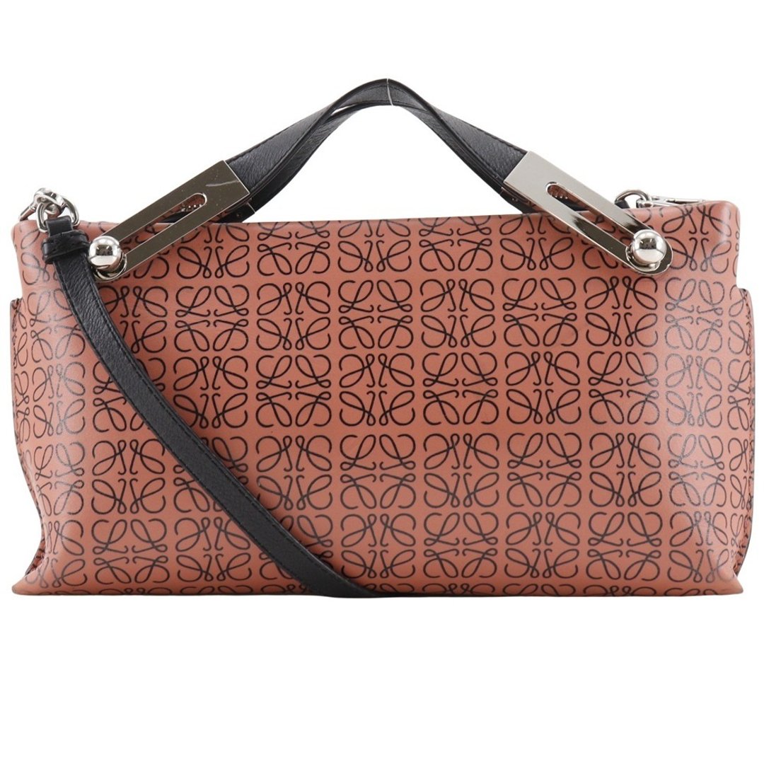 【日本直送】罗威 LOEWE Missy Small 手提包 Anagram 两用肩背包 小牛皮 黑/粉红 女仕【二手品】 - 手提包/手提袋 - 真皮 黑色