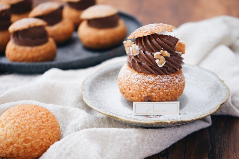 脆皮巧克力泡芙 - 美食 - 新鲜食材 
