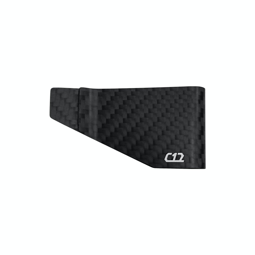 【父亲节礼品】C12 午夜黑 碳纤维 超轻量化 F1 钞票夹 - 皮夹/钱包 - 碳纤维 黑色