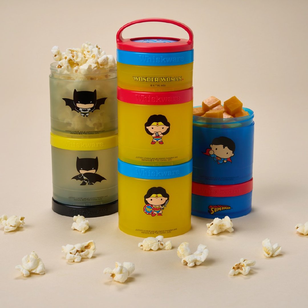 BlenderBottle x Whiskware【DC系列】三层趣味零食收纳盒 - 其他 - 环保材料 黑色