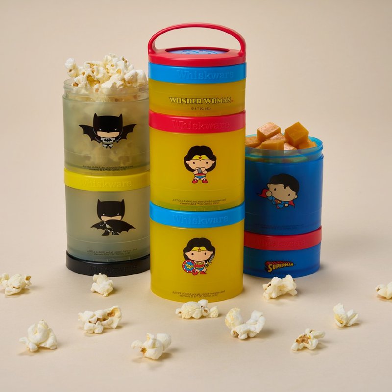 BlenderBottle x Whiskware【DC系列】三层趣味零食收纳盒 - 其他 - 环保材料 黑色