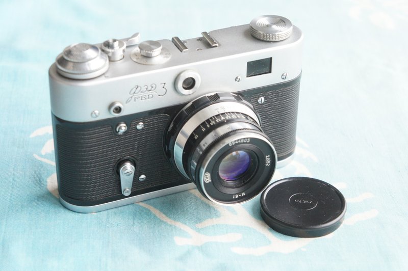 苏联徕卡复制品供您收藏！ FED-3相机和PANDA STYLE INDUSTAR-61 L/D - 相机 - 其他材质 