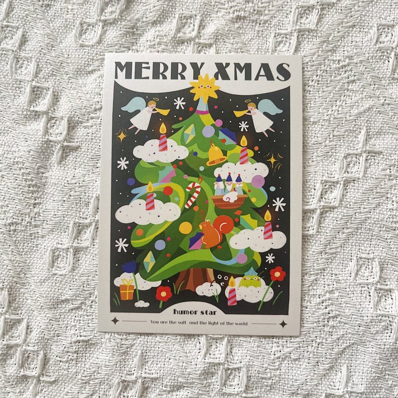 幽默之星圣诞卡 真•圣诞 - 卡片/明信片 - 纸 