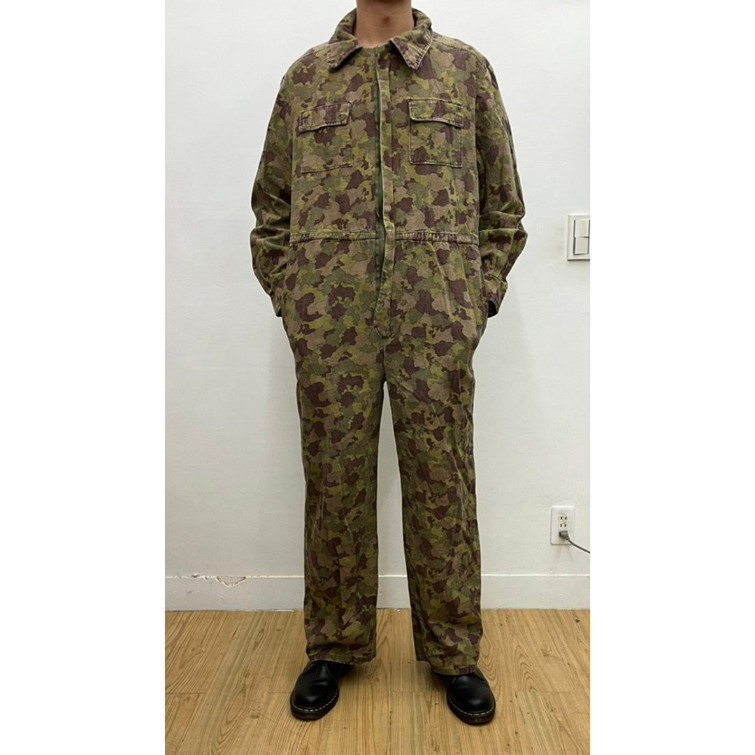 类似瑞士迷彩 连身工作服 长袖 古着 二手 - 背带裤/连体裤 - 棉．麻 多色